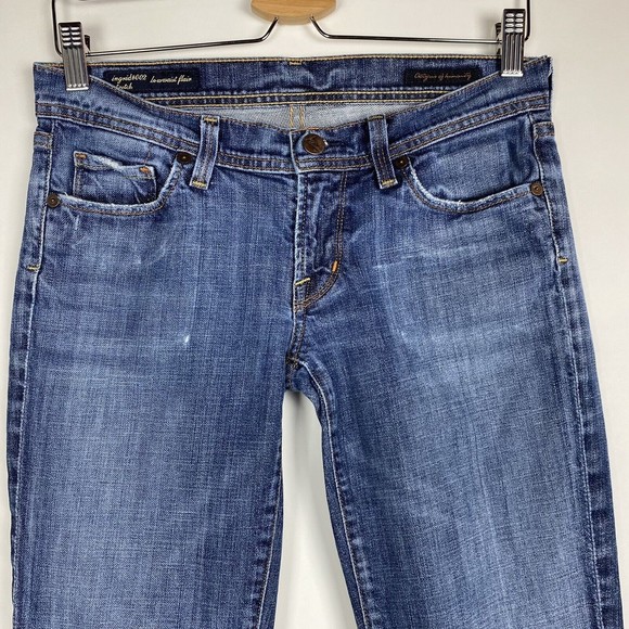 Citizens of Humanity Ingrid 002 Stretch Low Waist Flare Women Size 28 - Picture 4 of 11